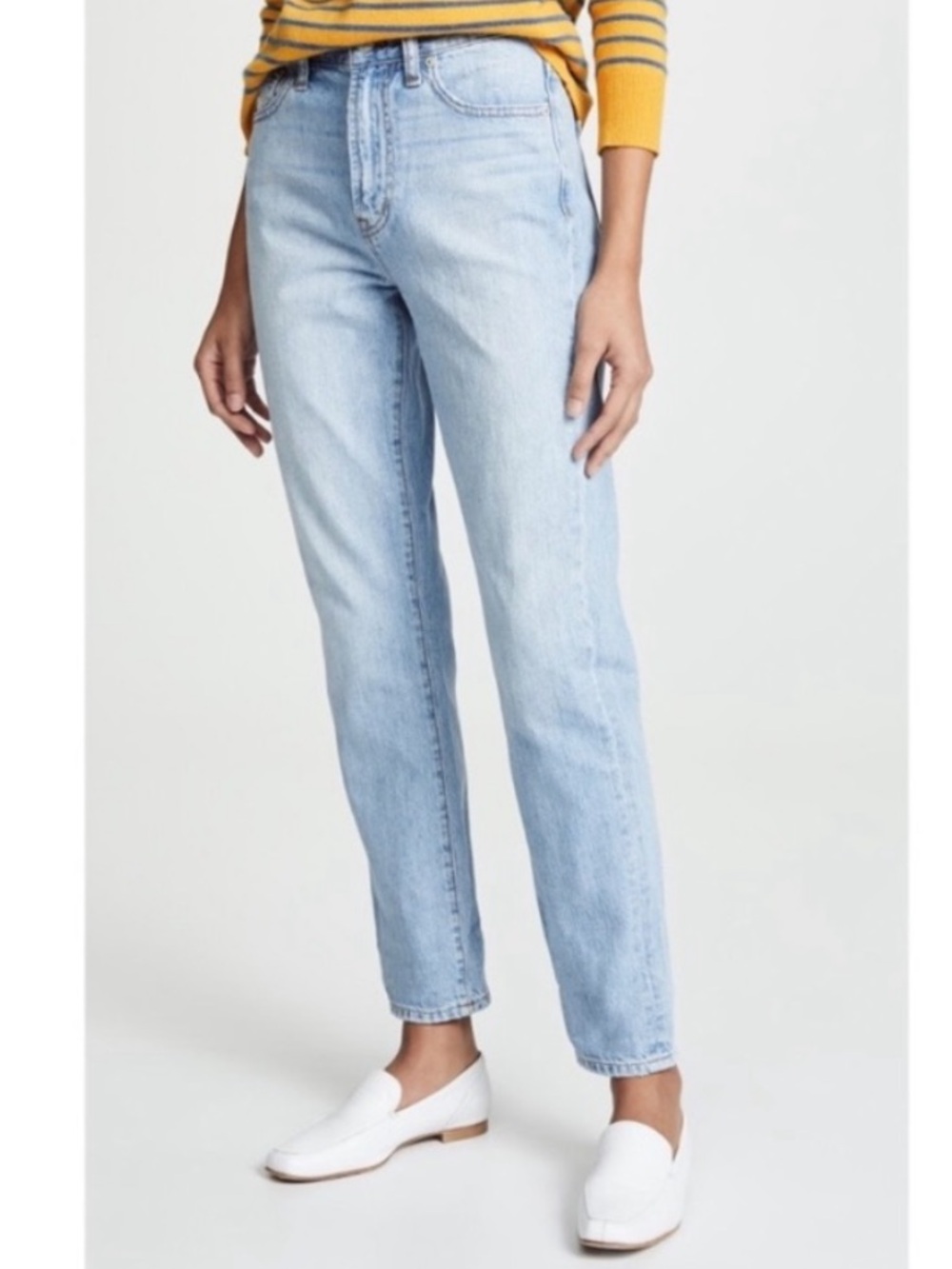 Madewell Perfect Summer Jean Size 27 Light Wash High Rise Straight Leg